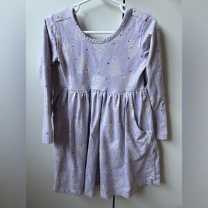 Hanna Andersson twinkling trees skater dress